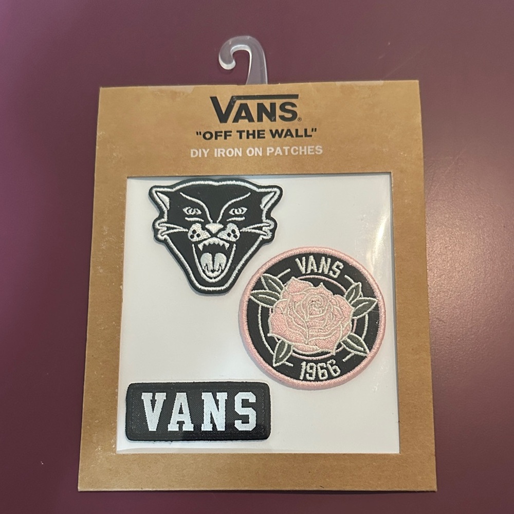 Vans Iron On Patches